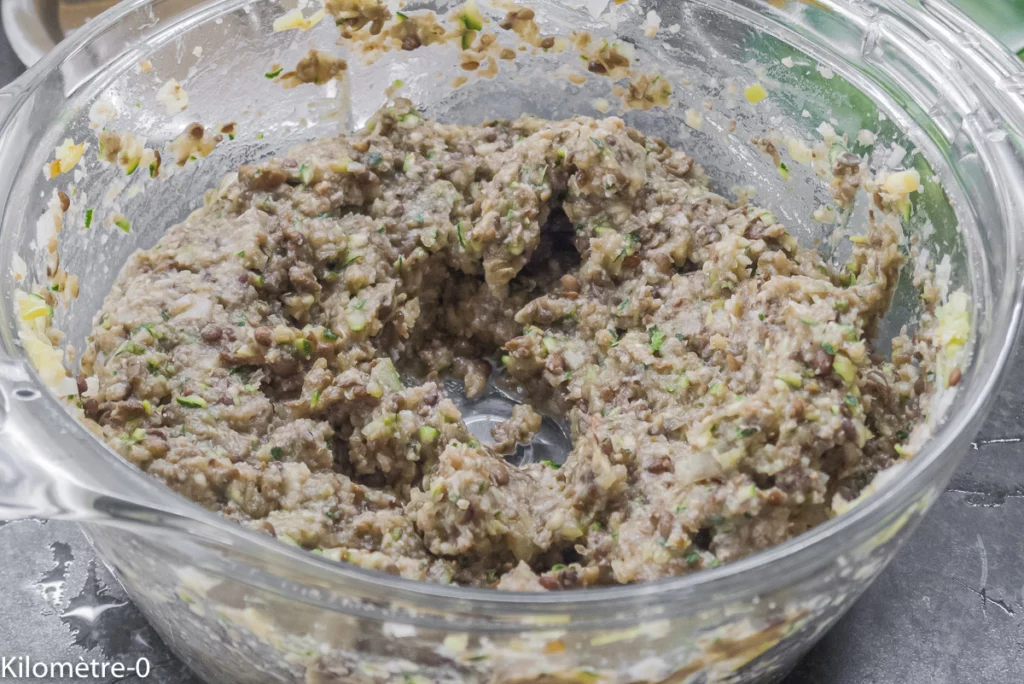 Galettes de lentilles végétariennes - Étape 7