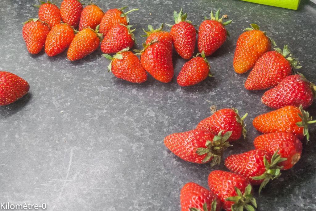 Tarte aux fraises sur crème au gingembre - Étape 8
