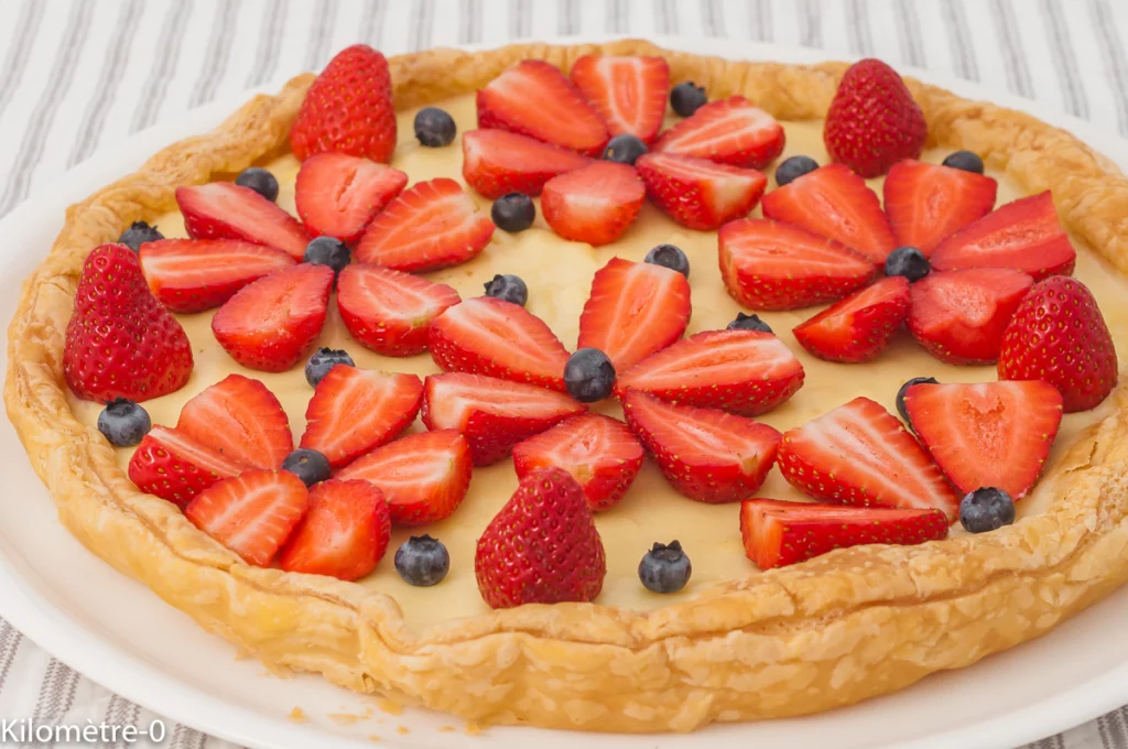 Tarte aux fraises sur crème au gingembre - Étape 9