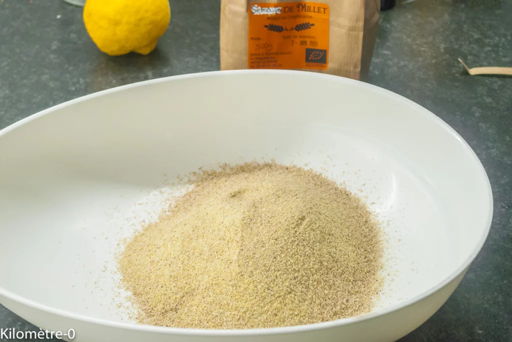 Gâteau de semoule de millet - Étape 3