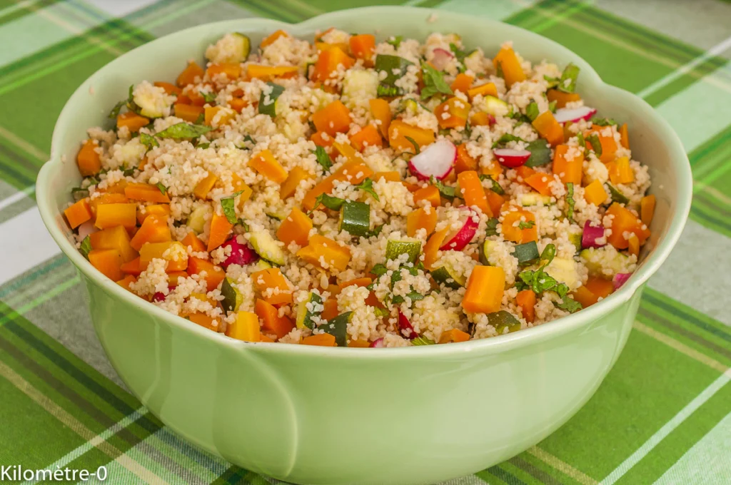 Taboulé aux légumes de printemps - Étape 6