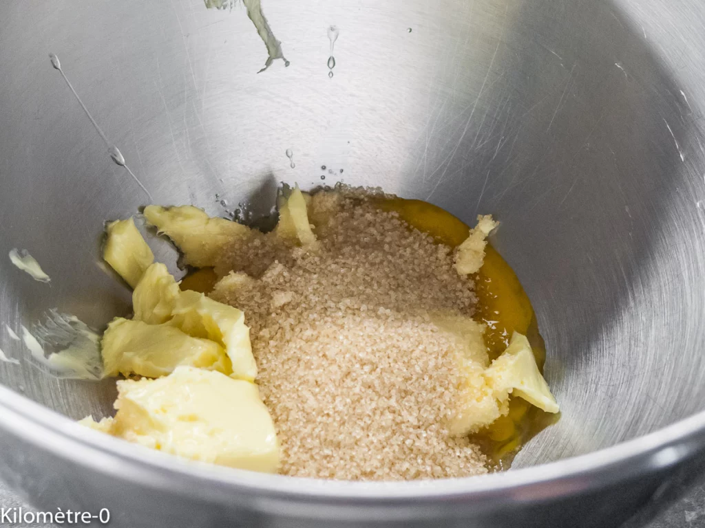 Gâteau rhubarbe, ricotta et amandes - Étape 3