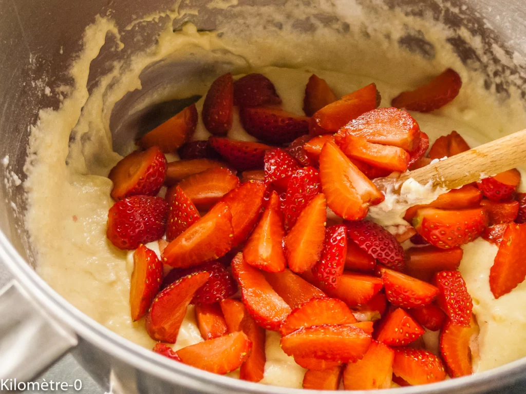 Gâteau aux fraises et à la ricotta - Étape 7