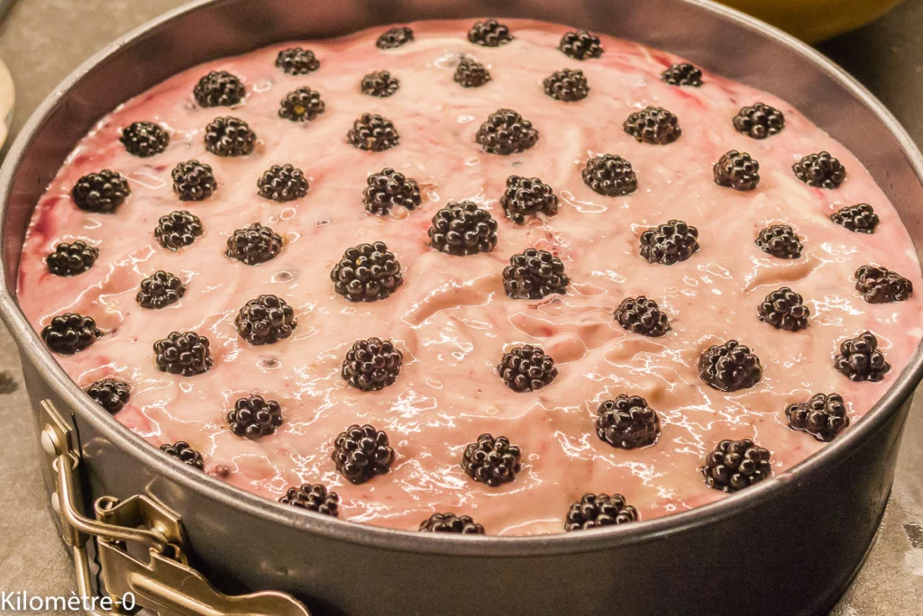 Cheesecake aux mûres (sans cuisson) - Étape 10