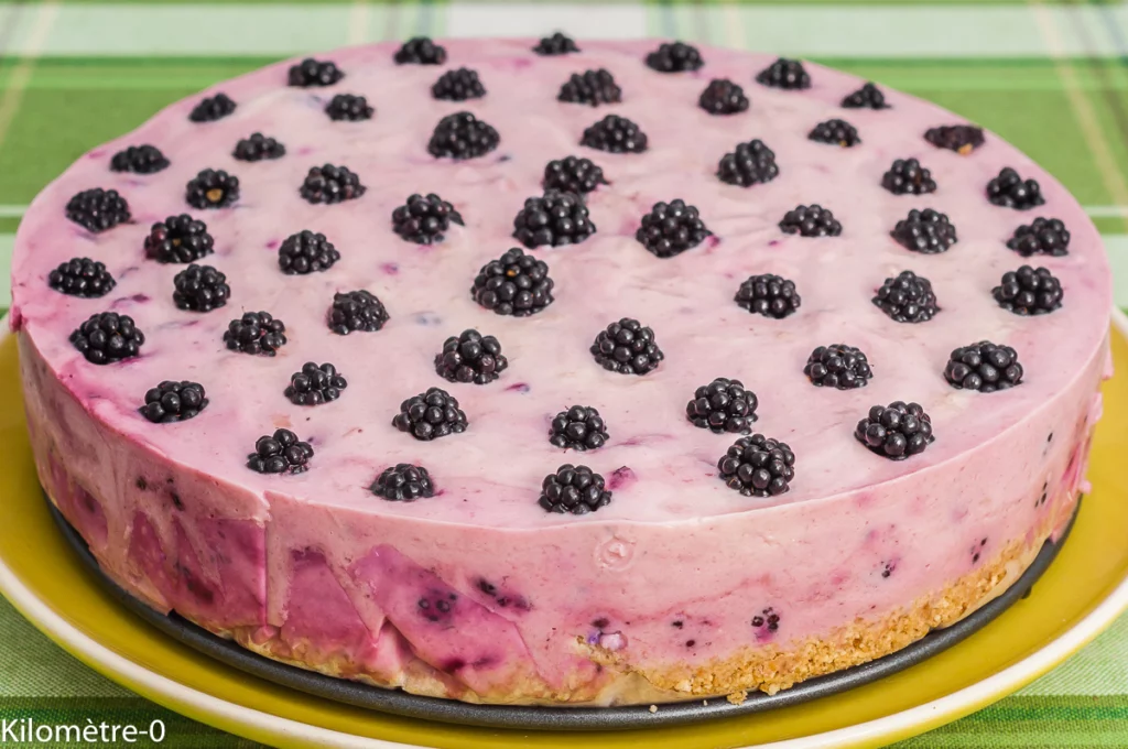 Cheesecake aux mûres (sans cuisson) - Étape 11