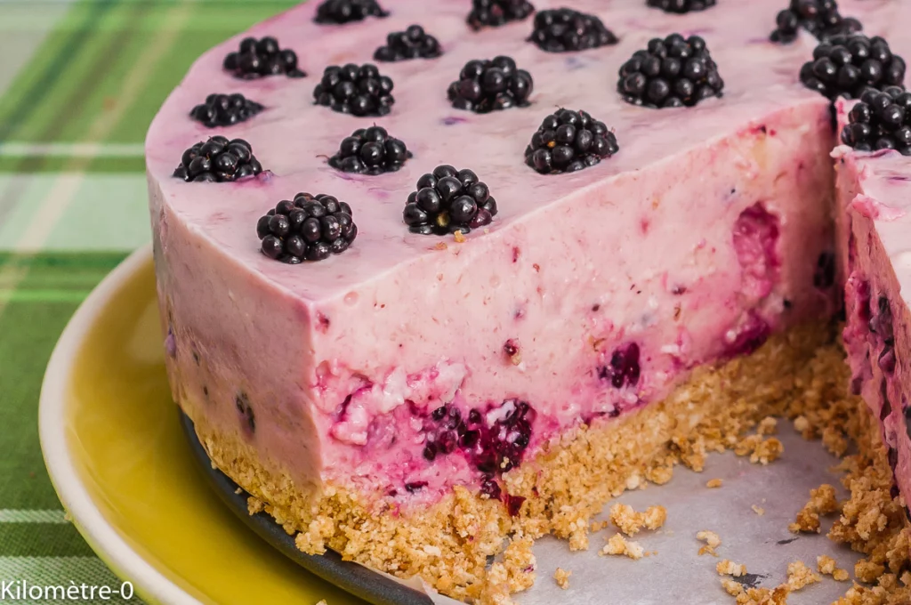 Cheesecake aux mûres (sans cuisson) - Étape 12