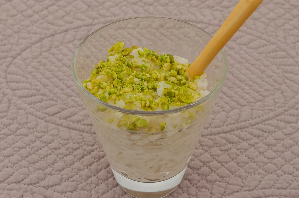 Riz au lait aux pistaches - Étape 3