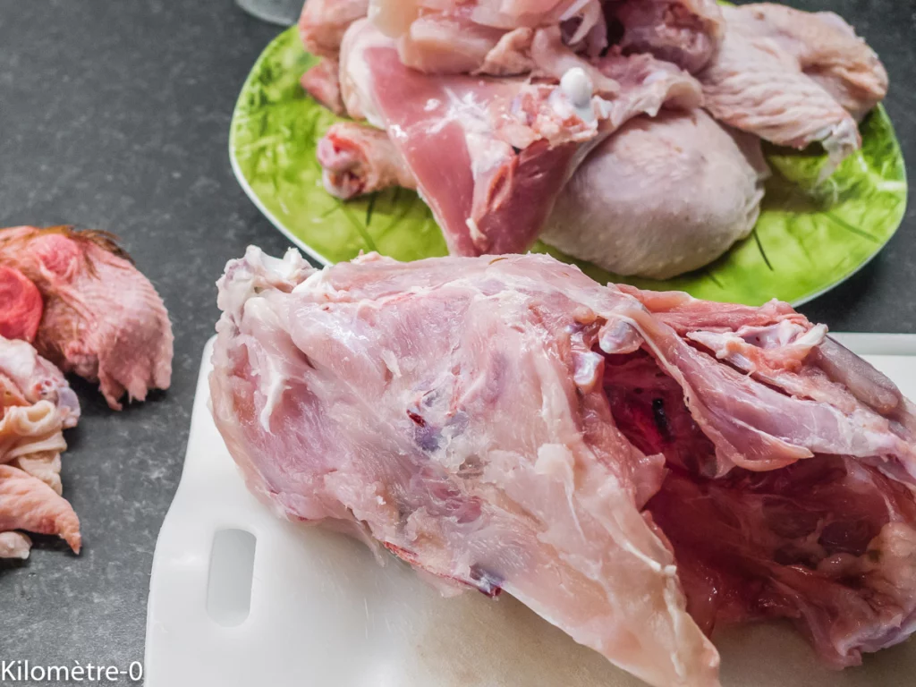 Carri de poulet malgache - Étape 1