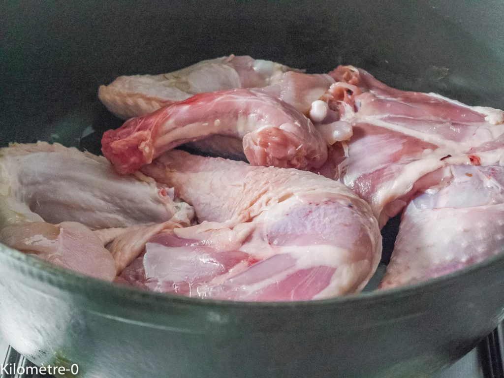 Carri de poulet malgache - Étape 2