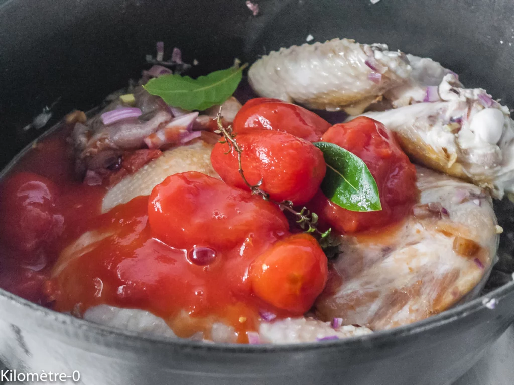 Carri de poulet malgache - Étape 6