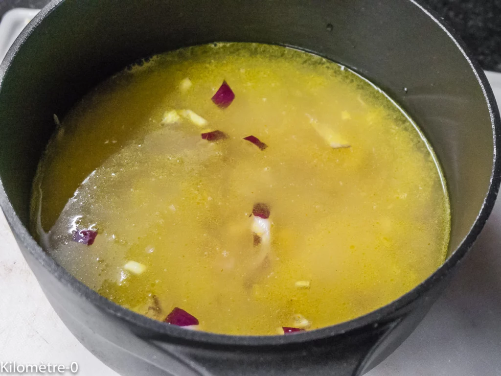 Carri de poulet malgache - Étape 12