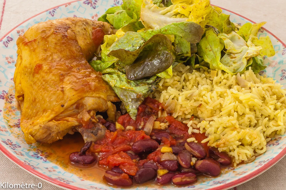 Photo de recette de carri, poulet, malgache, Madagascar, cuisine du monde, haricots rouges, riz, piment, facile, automne, hiver, bio, cuisine africaine, Kilomètre-0, blog de cuisine réalisée à partir de produits de saison et issus de circuits courts