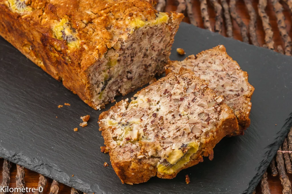 Gâteau du matin aux amandes, coco et kiwis - Étape 10