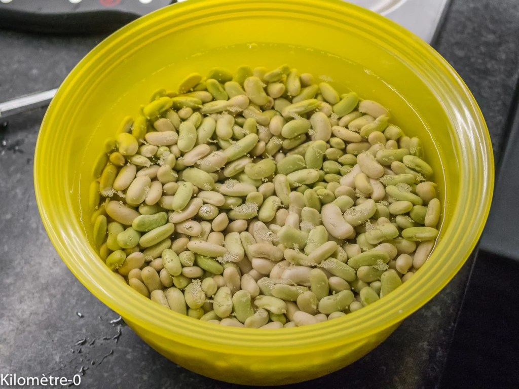 Soupe aux flageolets, pâtes et légumes - Étape 1