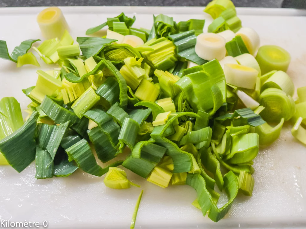 Clafoutis aux poireaux - Étape 1
