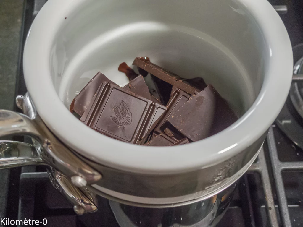 Truffes crème de châtaignes et chocolat - Étape 1