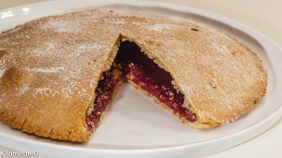 Photo de recette de galette joinville, facile, galette des rois traditionnelle, Kilomètre-0, blog de cuisine réalisée à partir de produits de saison et issus de circuits courts