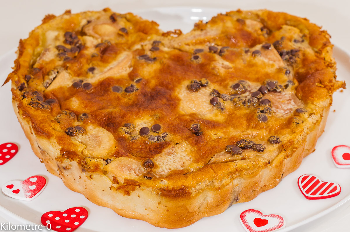 Photo de recette de dessert, saint valentin, flan aux poires, hiver, gâteau de Kilomètre-0, blog de cuisine réalisée à partir de produits de saison et issus de circuits courts