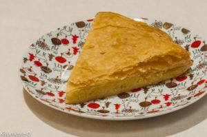 Photo de recette de galette des rois amandes de Kilomètre-0, blog de cuisine réalisée à partir de produits locaux et issus de circuits courts