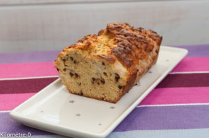 image de recette facile et rapide de cake choco poires bio de Kilomètre-0, légère, healthy