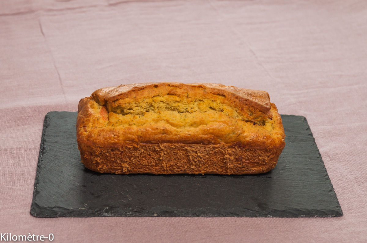 Cake truite, aneth et citron vert — étape 1