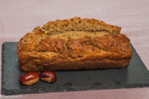 Image de recette facile de Cake aux châtaignes et au miel, gâteau du matin de Kilomètre-0, circuit court