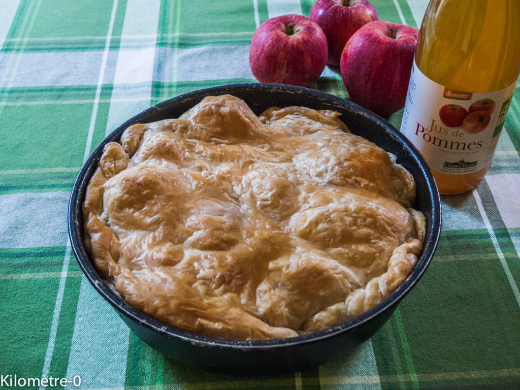 Image de recette de Tarte, tarte tatin, pommes, facile, rapide, bio, dessert, automne, Kilomètre-0,