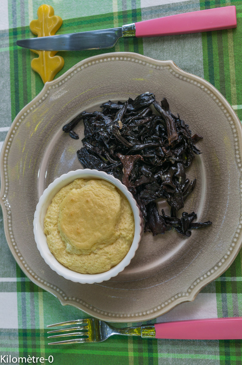 Soufflé au comté et aux champignons — étape 2