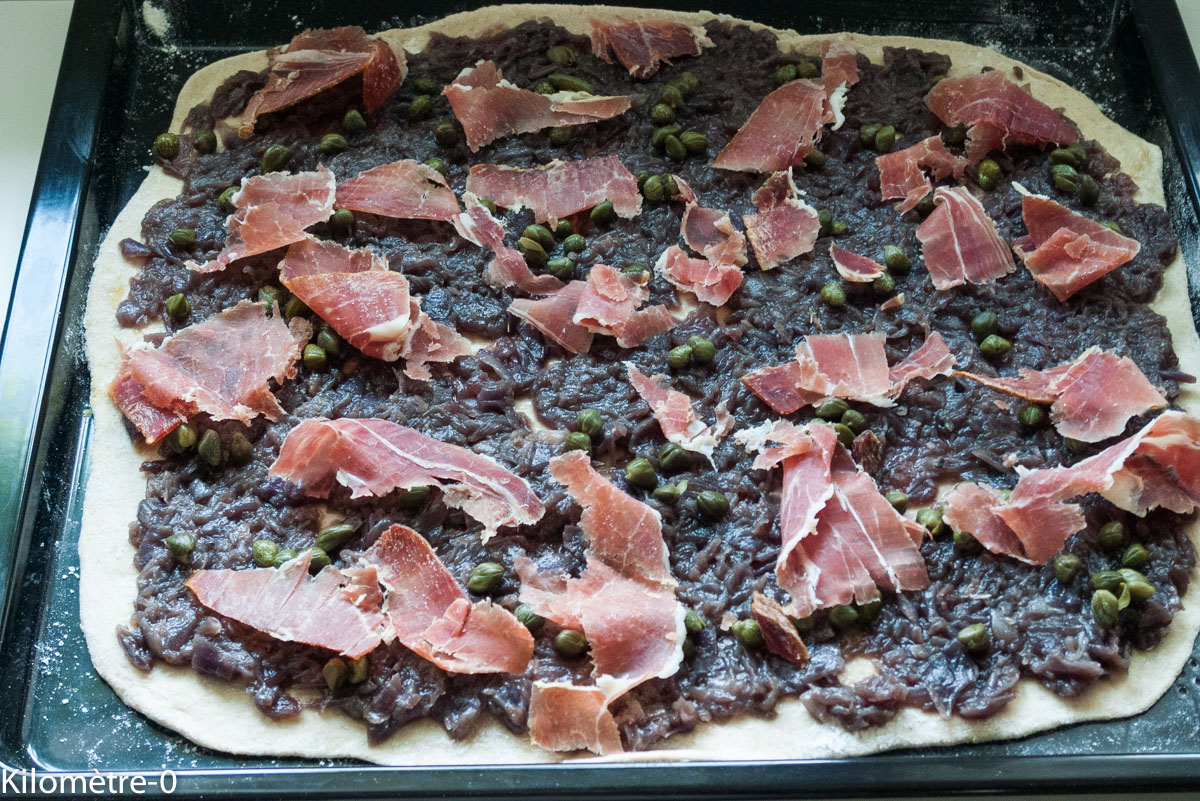 Entre pizza et flammekueche — étape 3