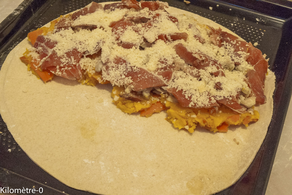 Calzone automnale — étape 2