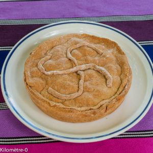 image de recette de gâteau basque facile, inratable, à la crème de kilomètre-0