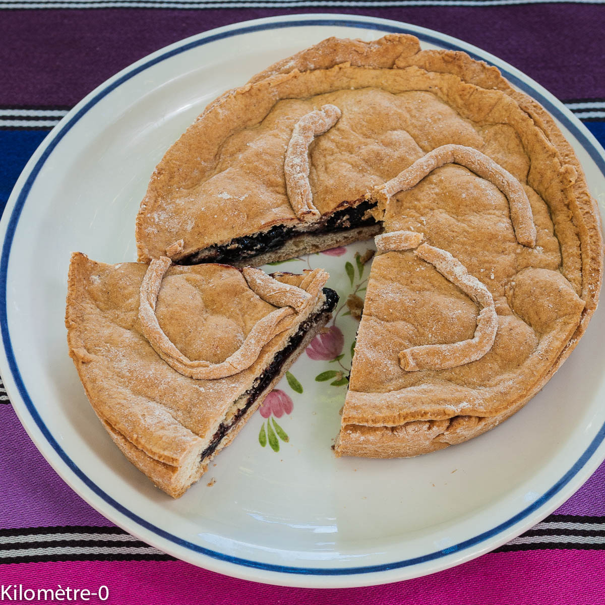 image de recette du gâteau basque, facile, léger, bio de Kilomètre-0