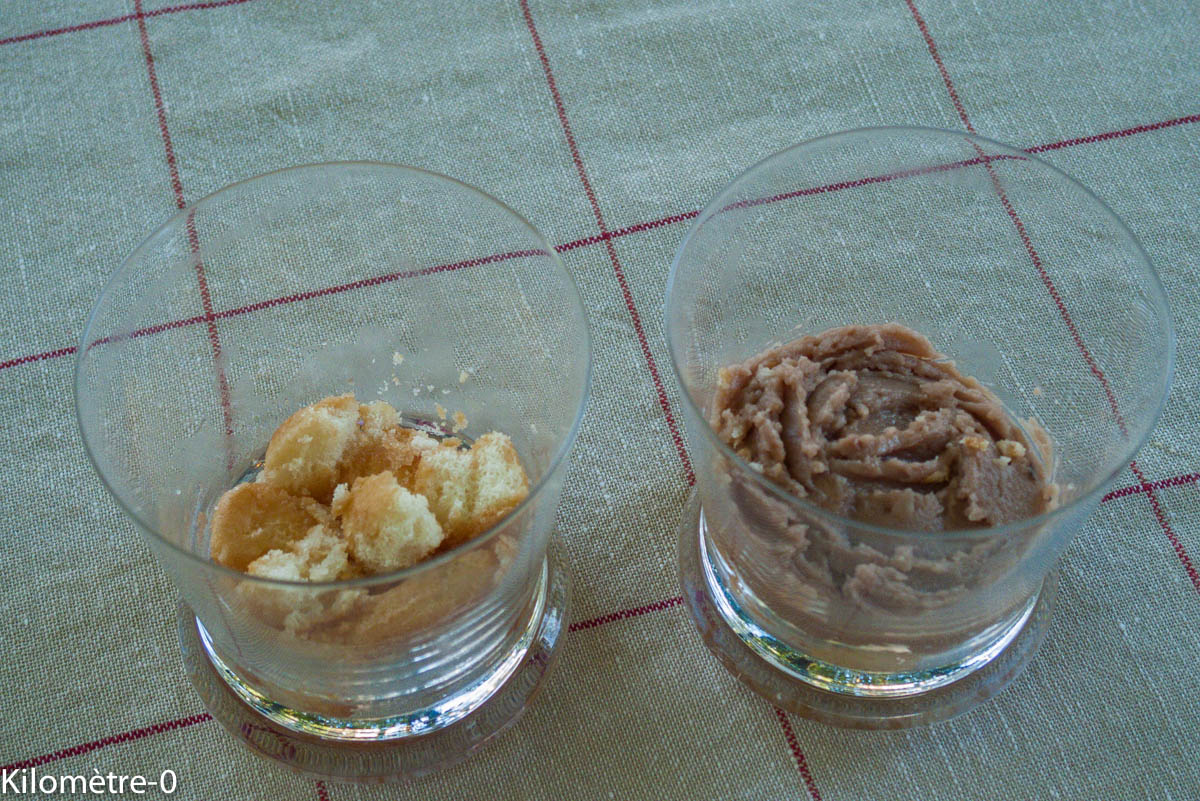 Tiramisu aux châtaignes — étape 1