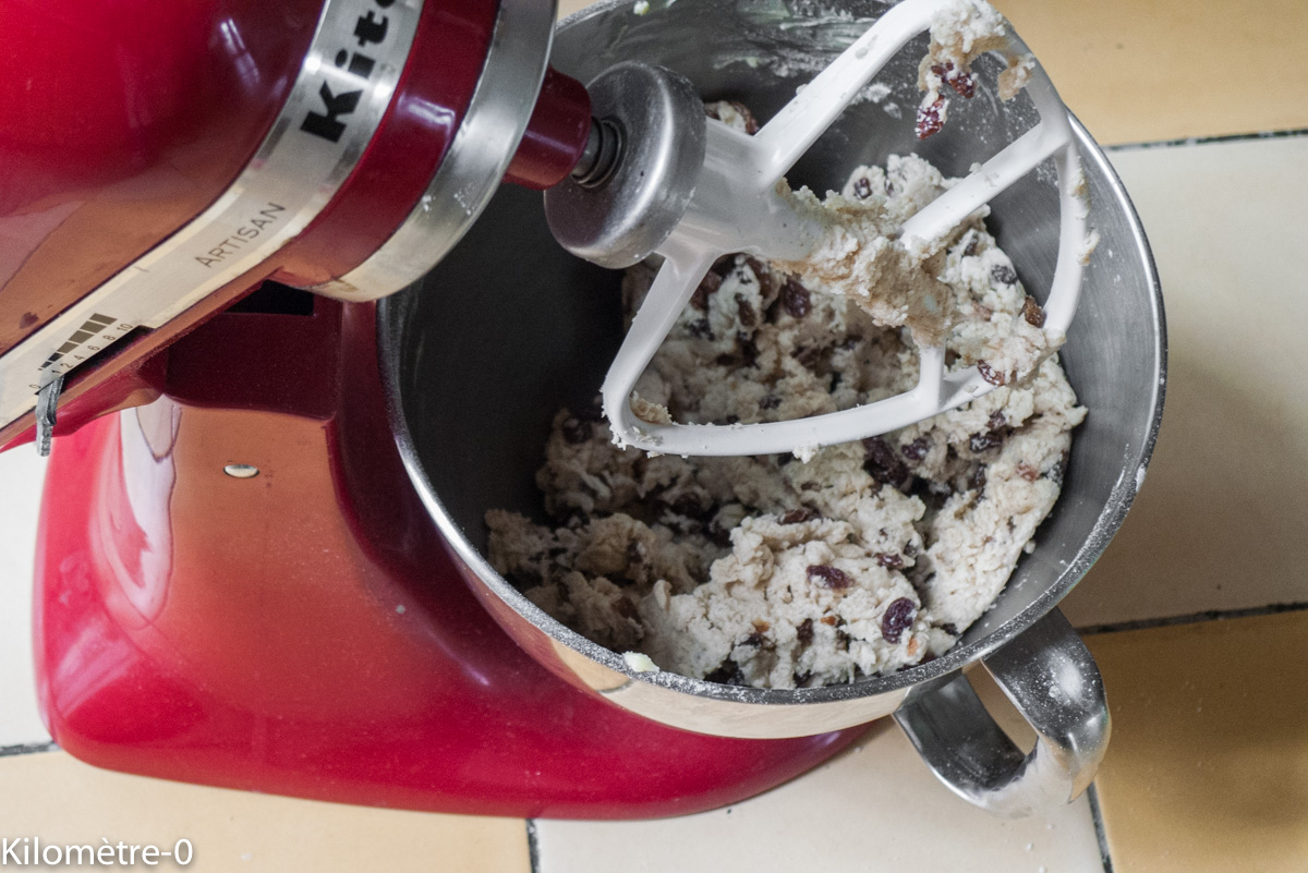 Scones aux raisins — étape 2