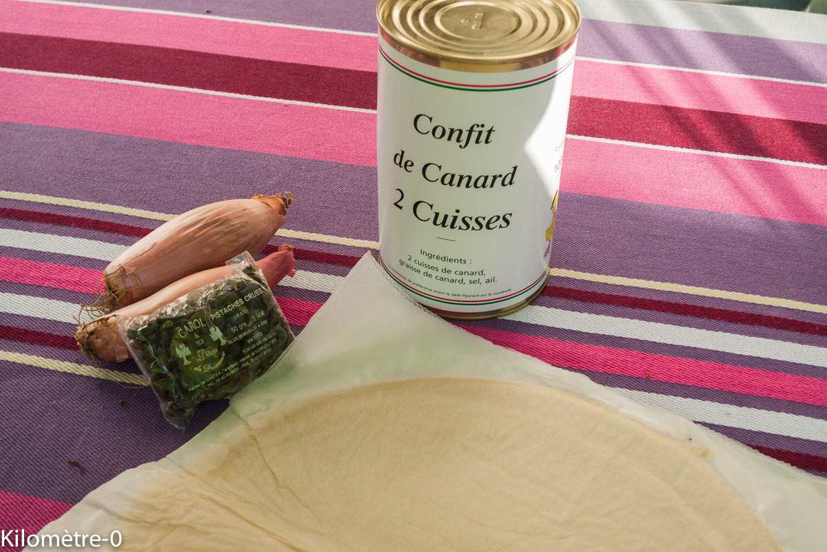 Samoussa au confit de canard