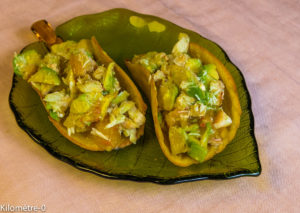 image de recette de Kilomètre-0, Tuile au crabe et à l'avocat, crustacés, légère, healthy