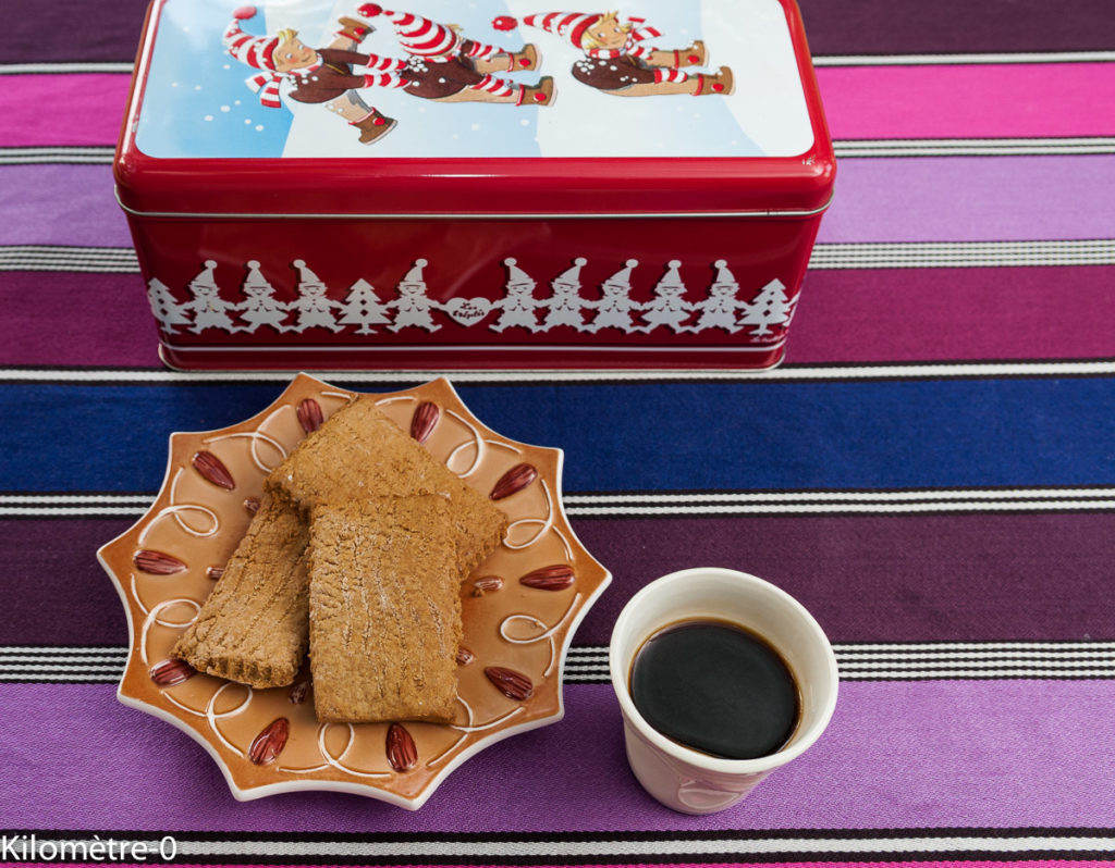 image de recette facile, rapide, légère, bio de spéculoos, cuisine belge, gâteau, biscuits de Kilomètre-0, cannelle