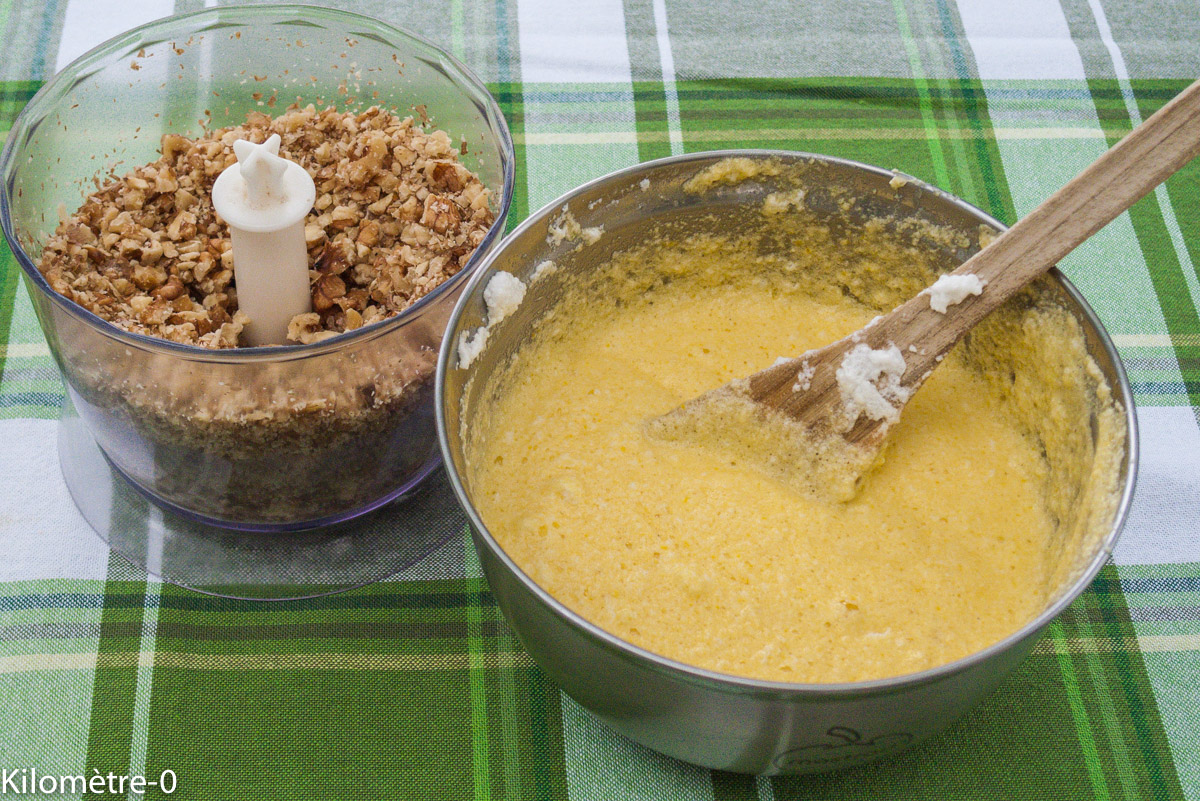 Gâteau aux noix — étape 2