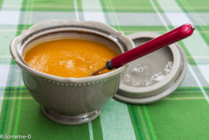 image de soupe, velouté, Velouté de carottes et patates douces, légumes, bio, facile, rapide, léger de Kilomètre-0, hiver