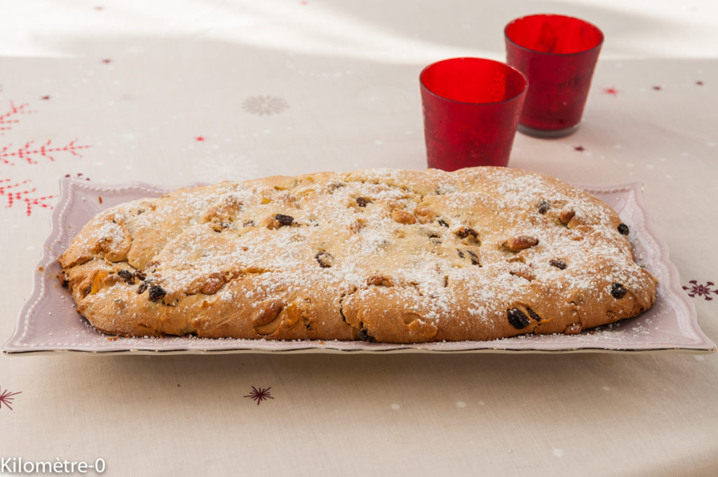 image de recette de stollen, recette allemande, lorraine, alsacienne, brioche, Noël, facile, gâteau tradtionnel