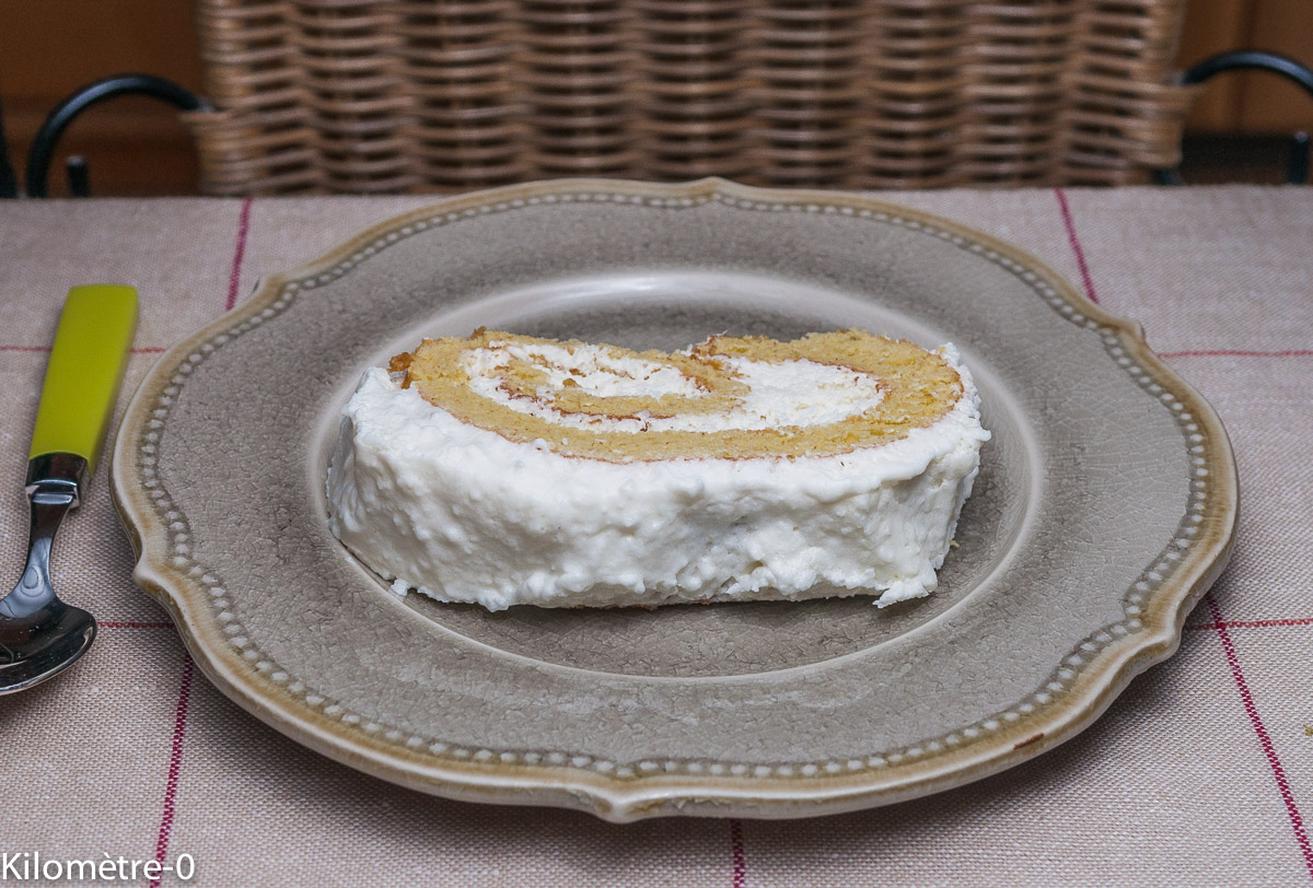 Bûche coco mandarine — étape 4