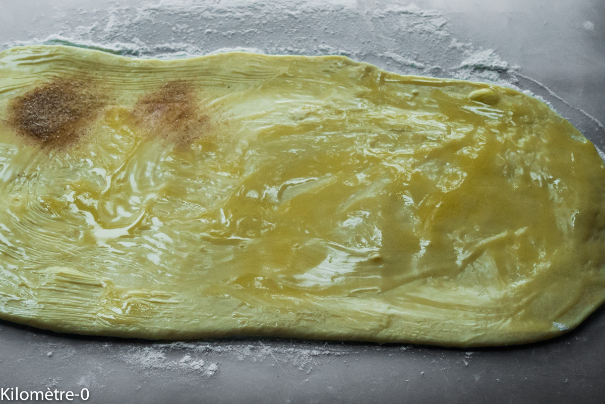 Brioches à la cannelle — étape 2