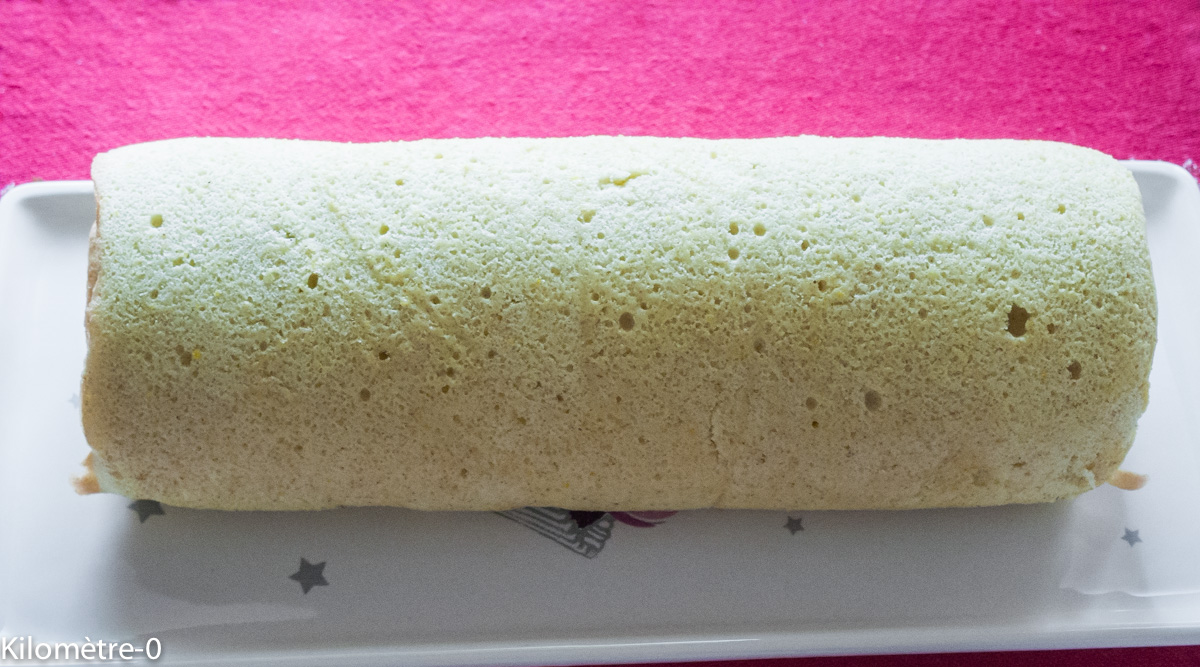 Bûche citron framboise — étape 3