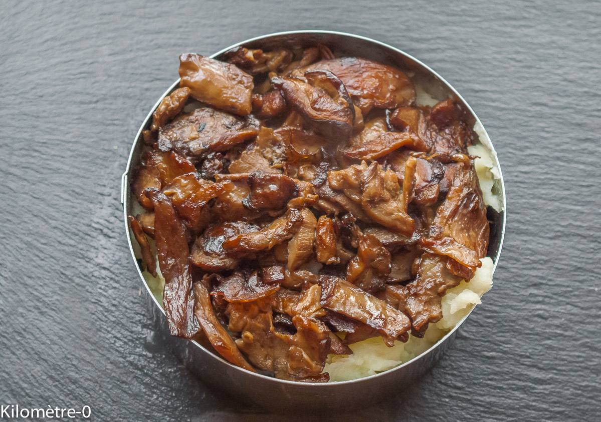 Parmentier de canard et de cèpes — étape 5