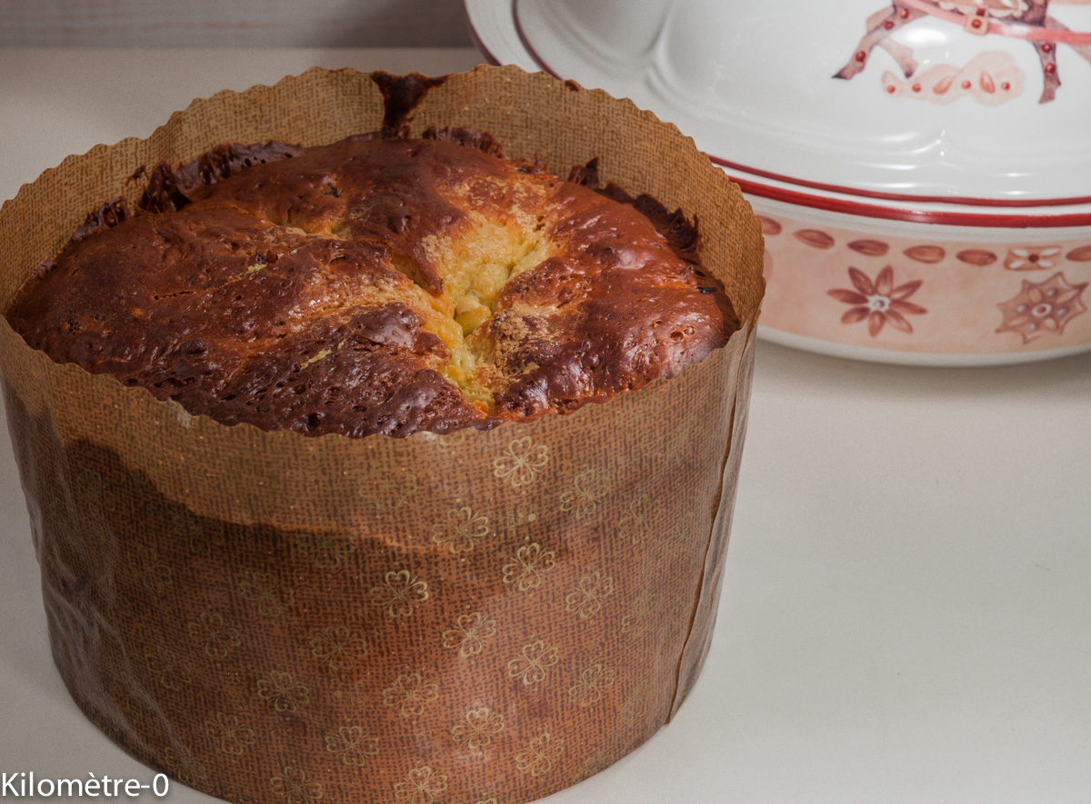 image de recette de panettone, italienne, brioche, Noël; dessert, gâteau, Italie, recette milanaise, gastronomie italienne,