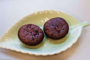 Photo de recette des muffins, chocolat, toblerone, fondant, gourmand,  de  Kilomètre-0, blog de cuisine réalisée à partir de produits locaux et issus de circuits courts