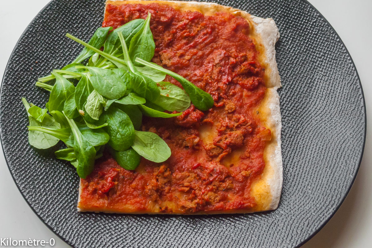 Pizza thon tomates — étape 1
