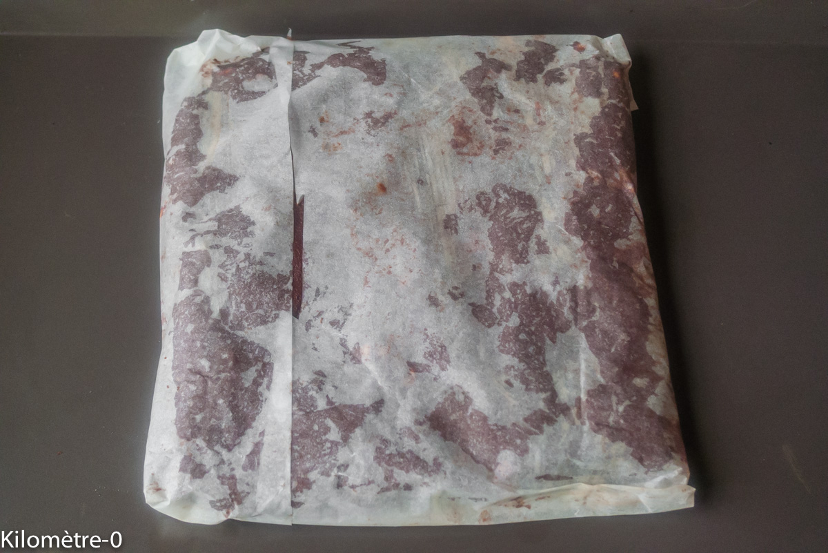 fudge prêt à mettre au frigo