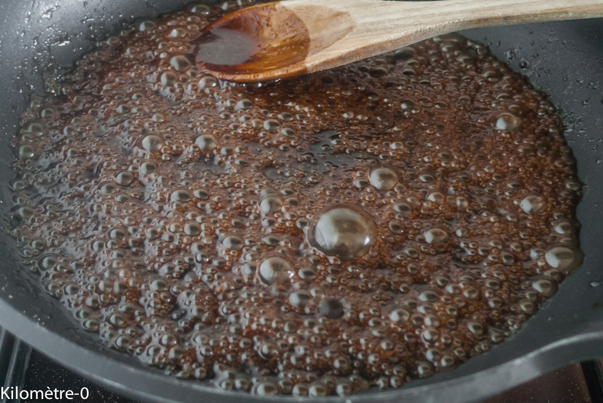 Aiguillettes de canard nappées de caramel de balsamique aux cèpes — étape 3
