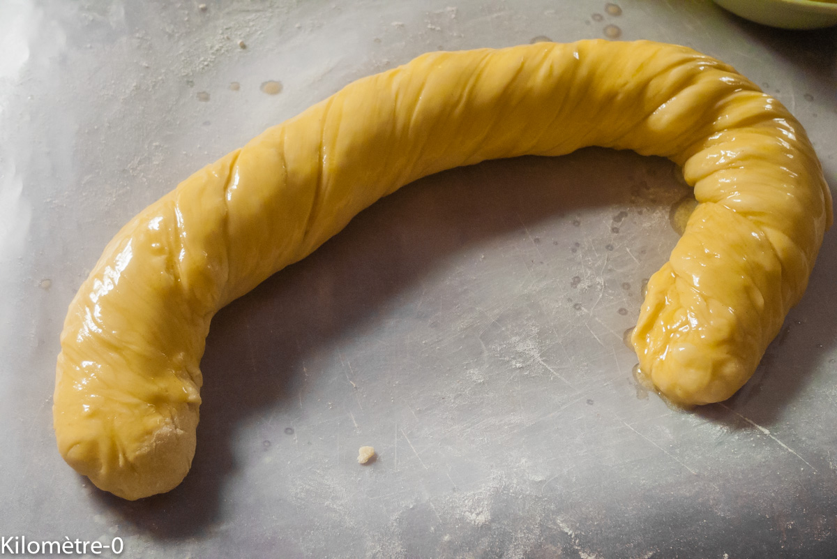 Photo de recette de brioche russe de Kilomètre-0, blog de cuisine réalisée à partir de produits locaux et issus de circuits courts